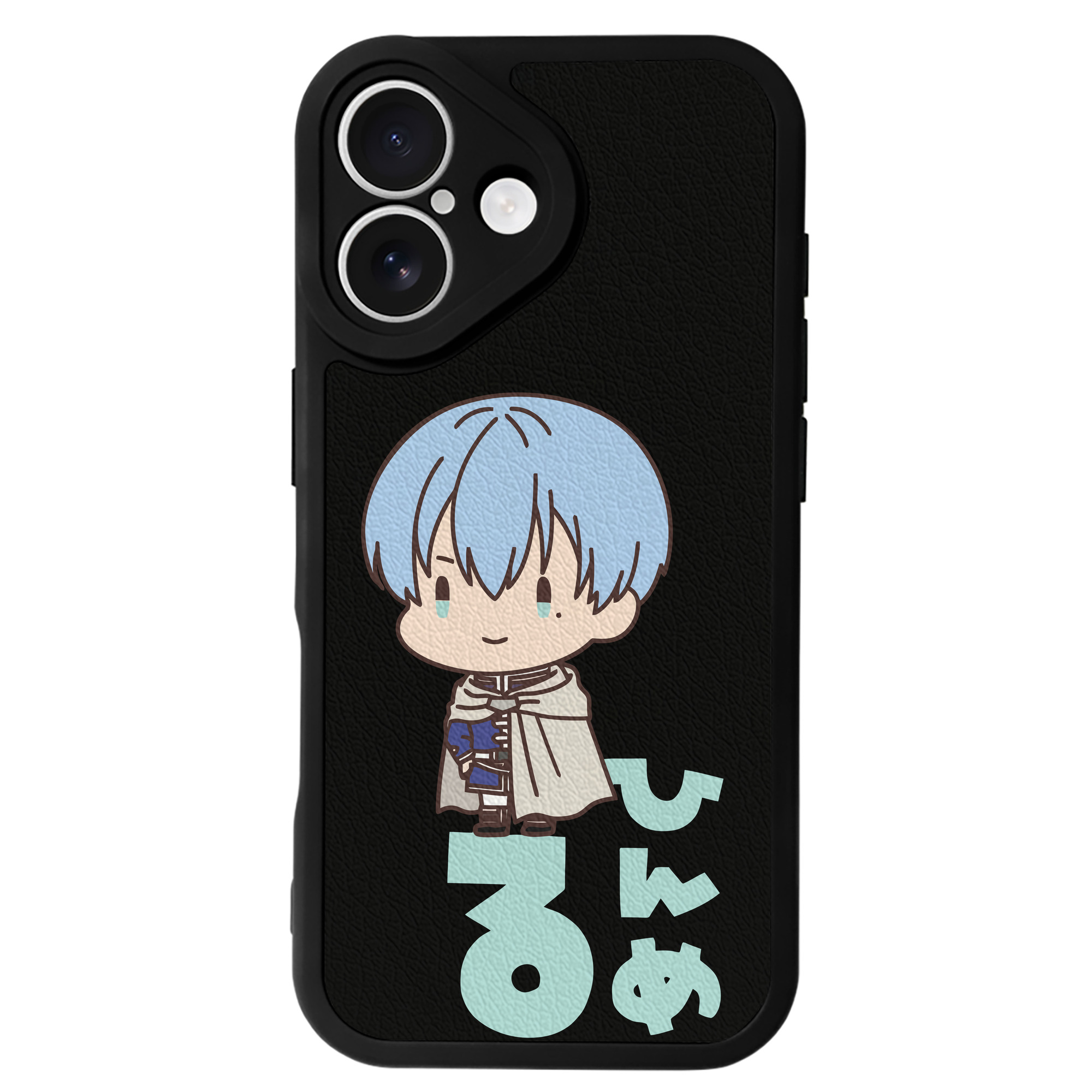 （画像用） 葬送のフリーレン Frieren 【iPhone 16シリーズ対応】シリコンスマホケース（レザー調） 材質：シリコン